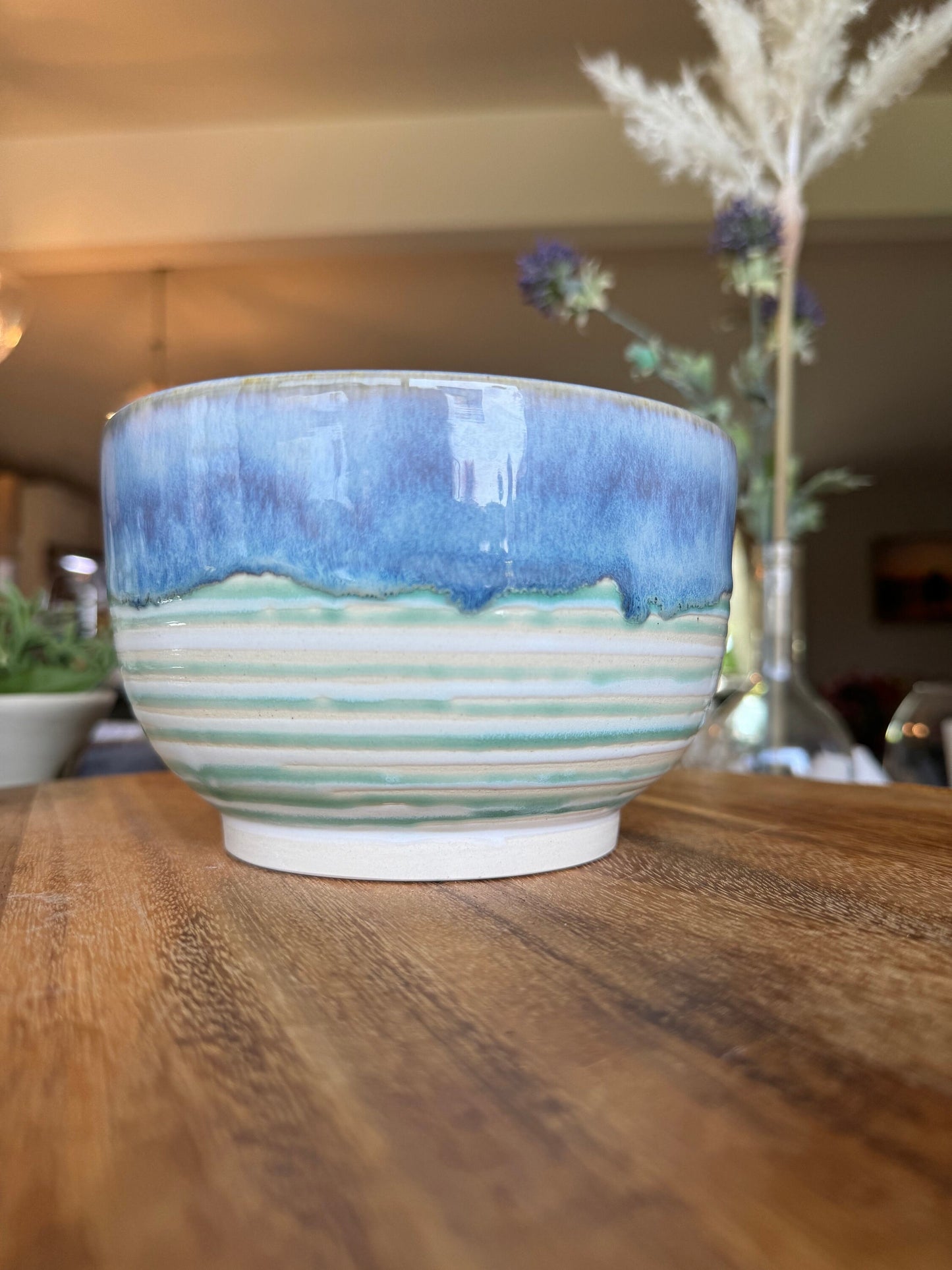 Summer Ombré Large Everyday Bowls for Cereal, Ice Cream, Soup