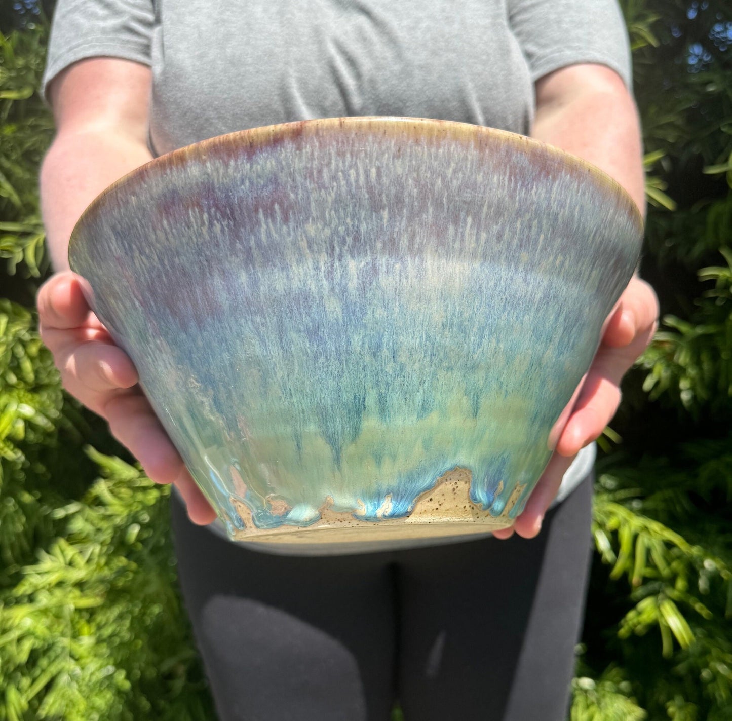 Large Serving Bowls, Hand-carved Designed Tableware, Home Accent Art