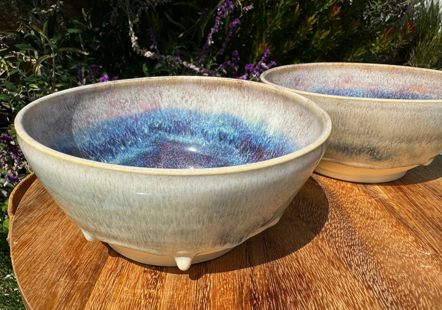 Everyday Handmade Large Ceramic Bowls, 7” wide size for Cereal, Ice Cream