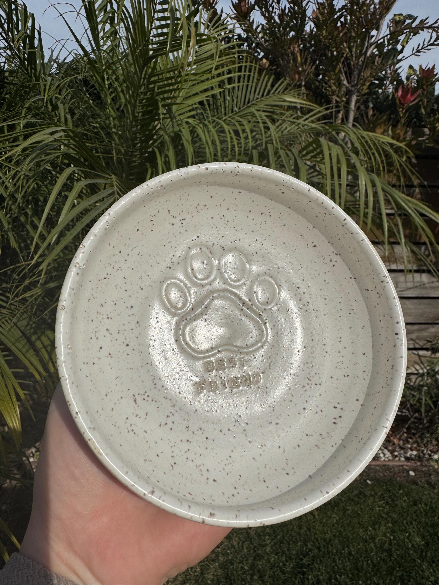 Handmade Slow Feeder Pet Food Bowls: Ceramic Wheel-Thrown Pottery Made in CA