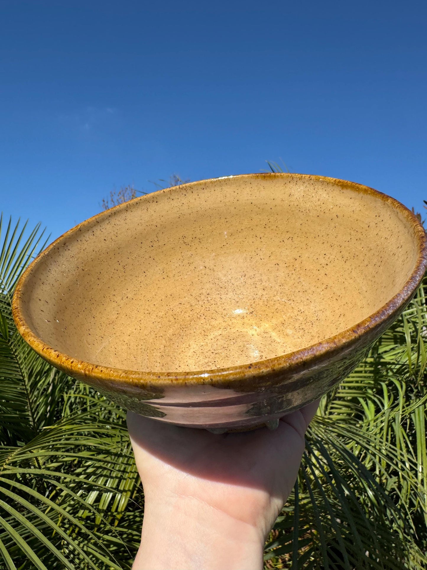 Everyday Handmade Large Ceramic Bowls, 7” wide size for Cereal, Ice Cream