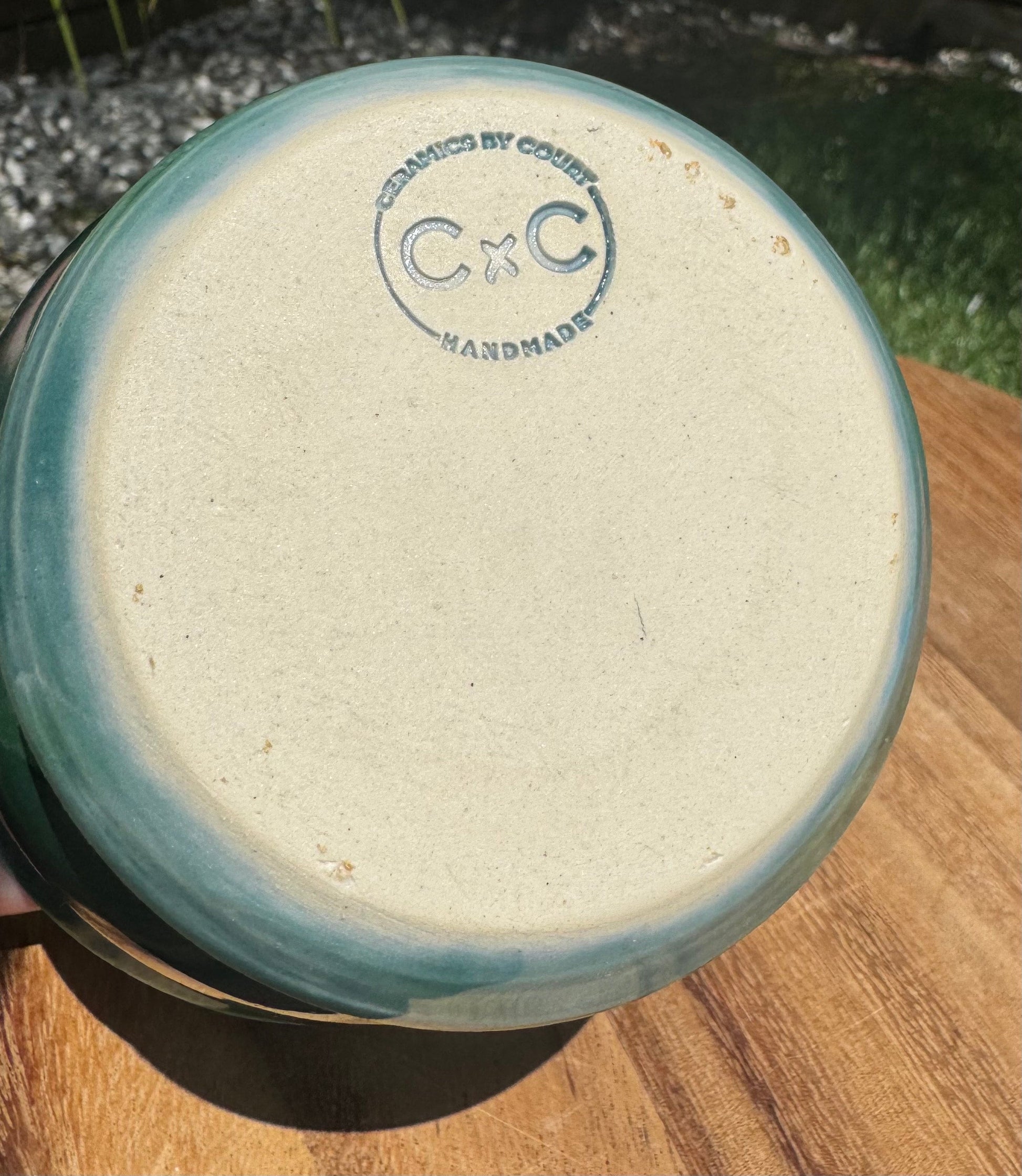 Planter Pots with Built-in Saucers & Drainage Holes, Glazed Ceramic