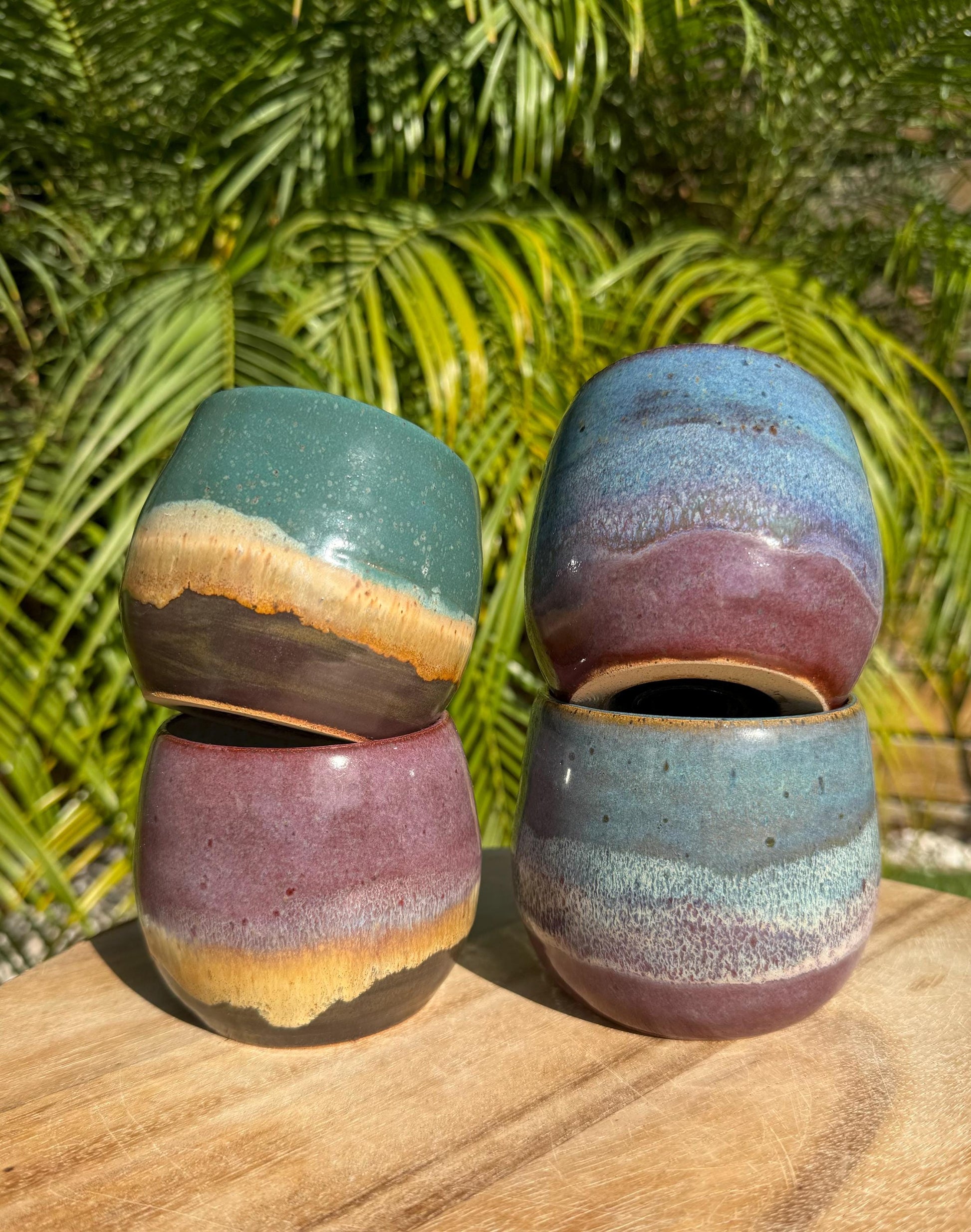 Cups: The Untruths; Hand-Stamped Wine Mugs for Cocktails, Warm or Cold Beverages