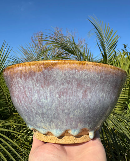 Handmade Dishwasher Safe Stoneware Ceramic Bowls and Sets with Vibrant Sea-inspired Hand Painted Glaze