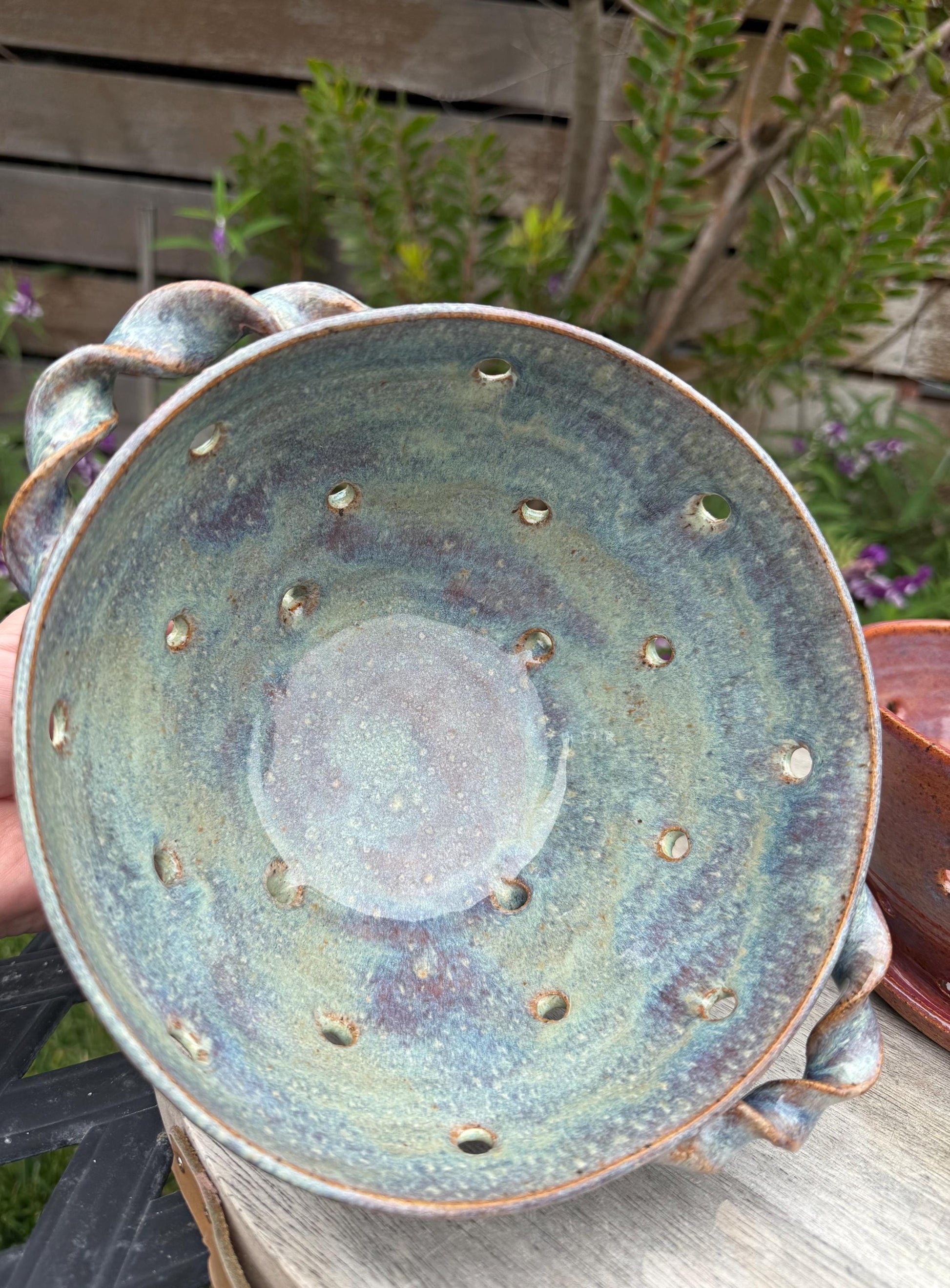 Harvest Bowls, with Twisted Handles, Large Wash & Store Colanders