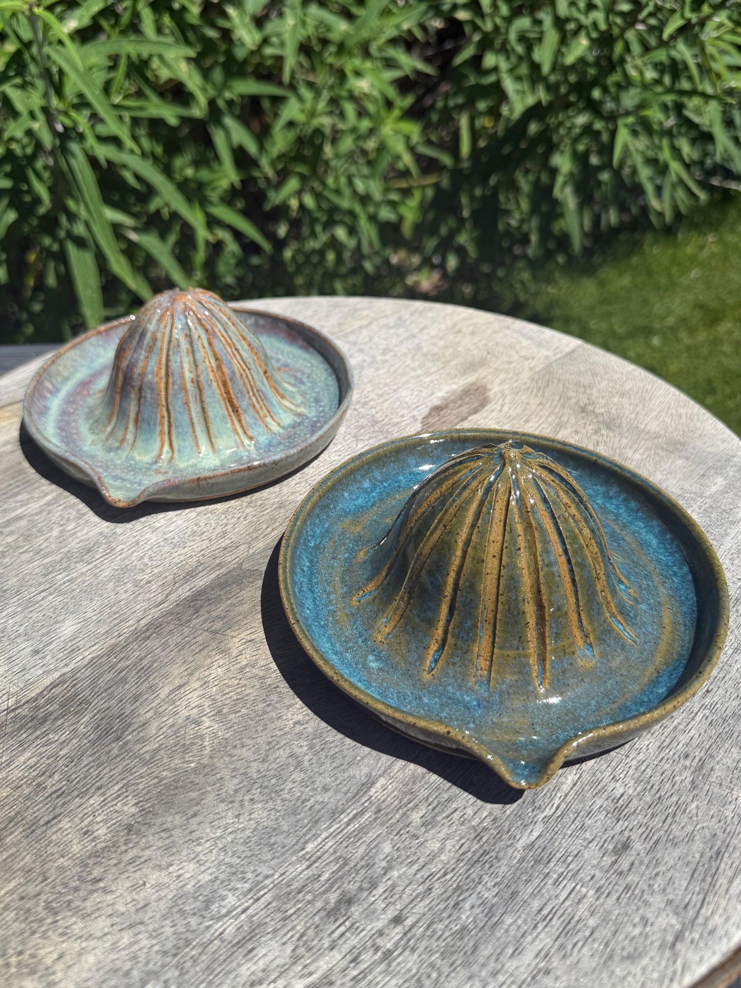 Handmade Countertop Citrus Juicer with Spout, for a Splash of Citrus or Mimosas