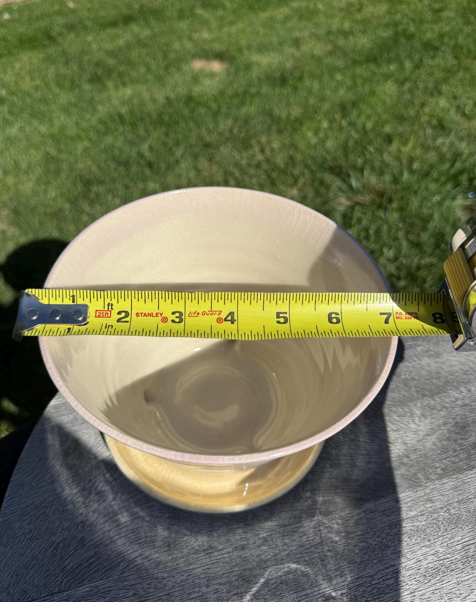 Planter Pots with Built-in Saucers & Drainage Holes, Hand-Painted Ocean-inspired Home Decor