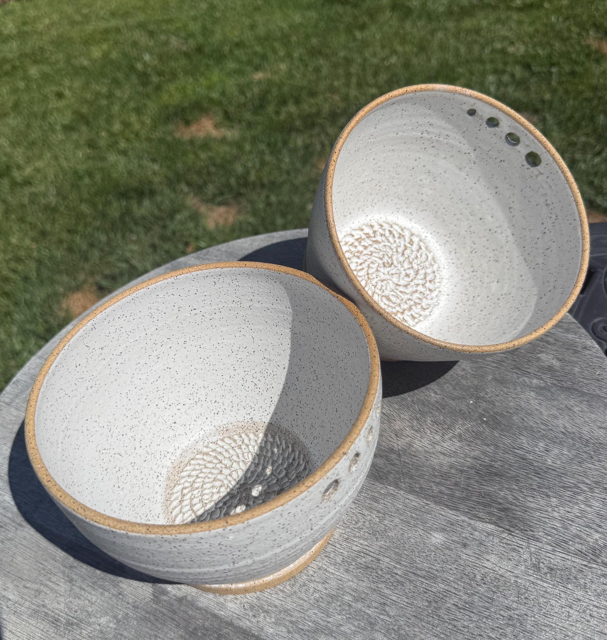 Grate and Mix Bowl, Herb Stripper