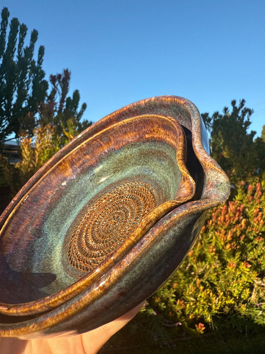 Grater Bowl Set, Dip Dish with Spout