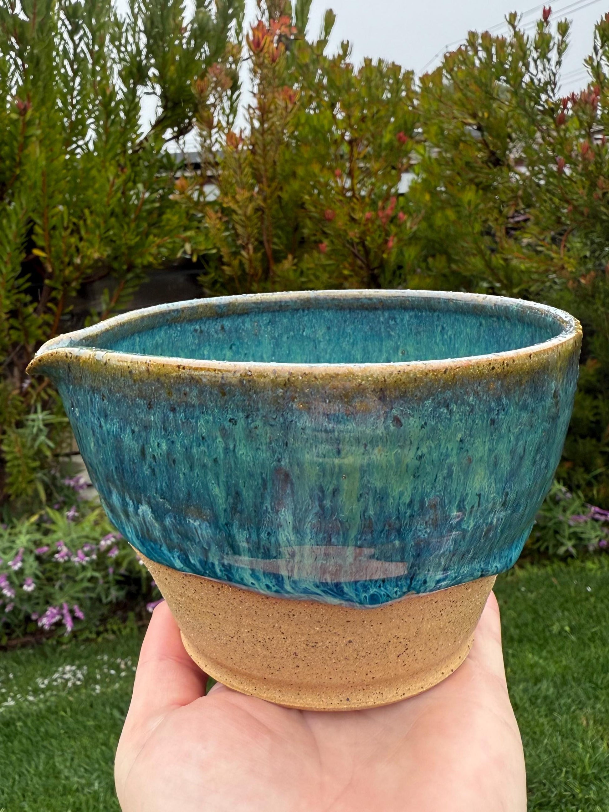 Grate & Pour Bowls with Dripless Spout, Matcha, Dips or Marinades
