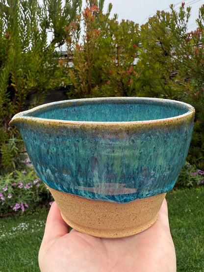 Grate & Pour Bowls with Dripless Spout, Matcha, Dips or Marinades