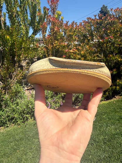 Handmade ceramic spoon rest, multiple pieces espresso oat glaze handpainted glazes, wheel-thrown stoneware kitchen decor and art for your countertop, dishwasher safe - Ceramics By Court