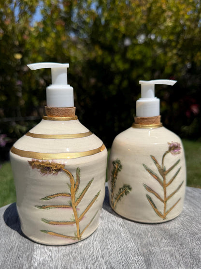 Pressed Liquid Soap or Lotion Dispensers