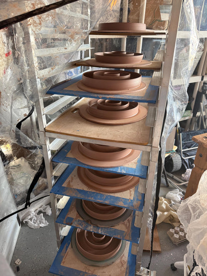 Slow Feeder Pet Food Bowls & Water Dishes, Personalized Made to Order: Wheel-Thrown Pottery Made in CA