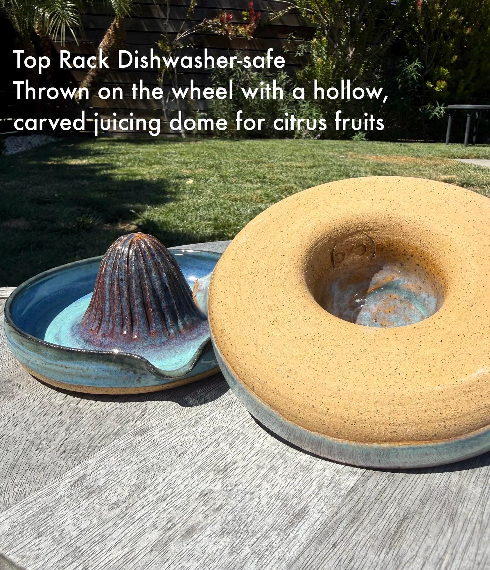 Handmade Countertop Citrus Juicer with Spout, for a Splash of Citrus or Mimosas