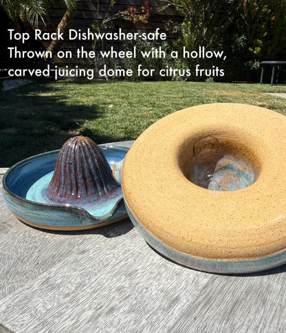 Handmade Countertop Citrus Juicer with Spout, for a Splash of Citrus or Mimosas