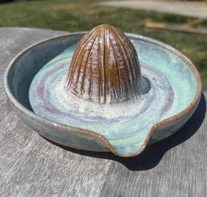 Handmade Countertop Citrus Juicer with Spout, for a Splash of Citrus or Mimosas