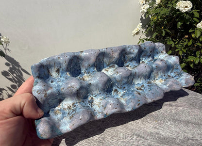 Egg Crate Plate — Dishwasher-Safe Pottery for Countertop or Fridge
