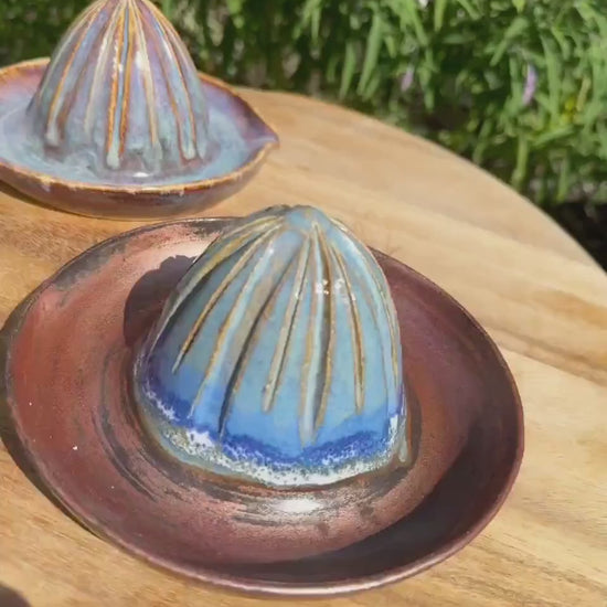 Handmade Countertop Citrus Juicer with Spout, for a Splash of Citrus or Mimosas