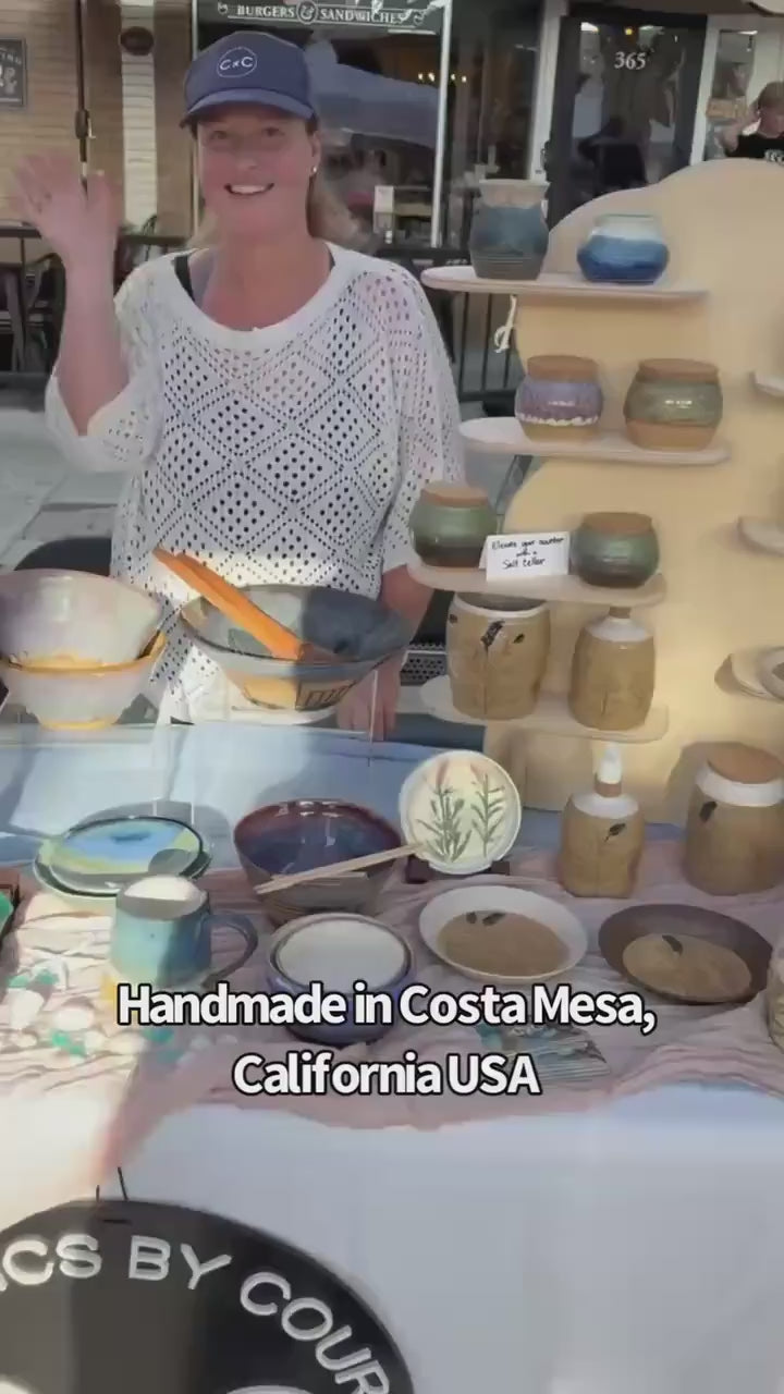 22K Gold Stacking Tall Mugs with Handles